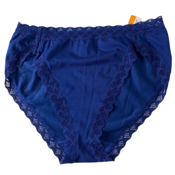 Natori Bliss - Confezione Da 3 Mutandine French Cut In Cotone Pima E Pizzo - Morbide E Confortevoli